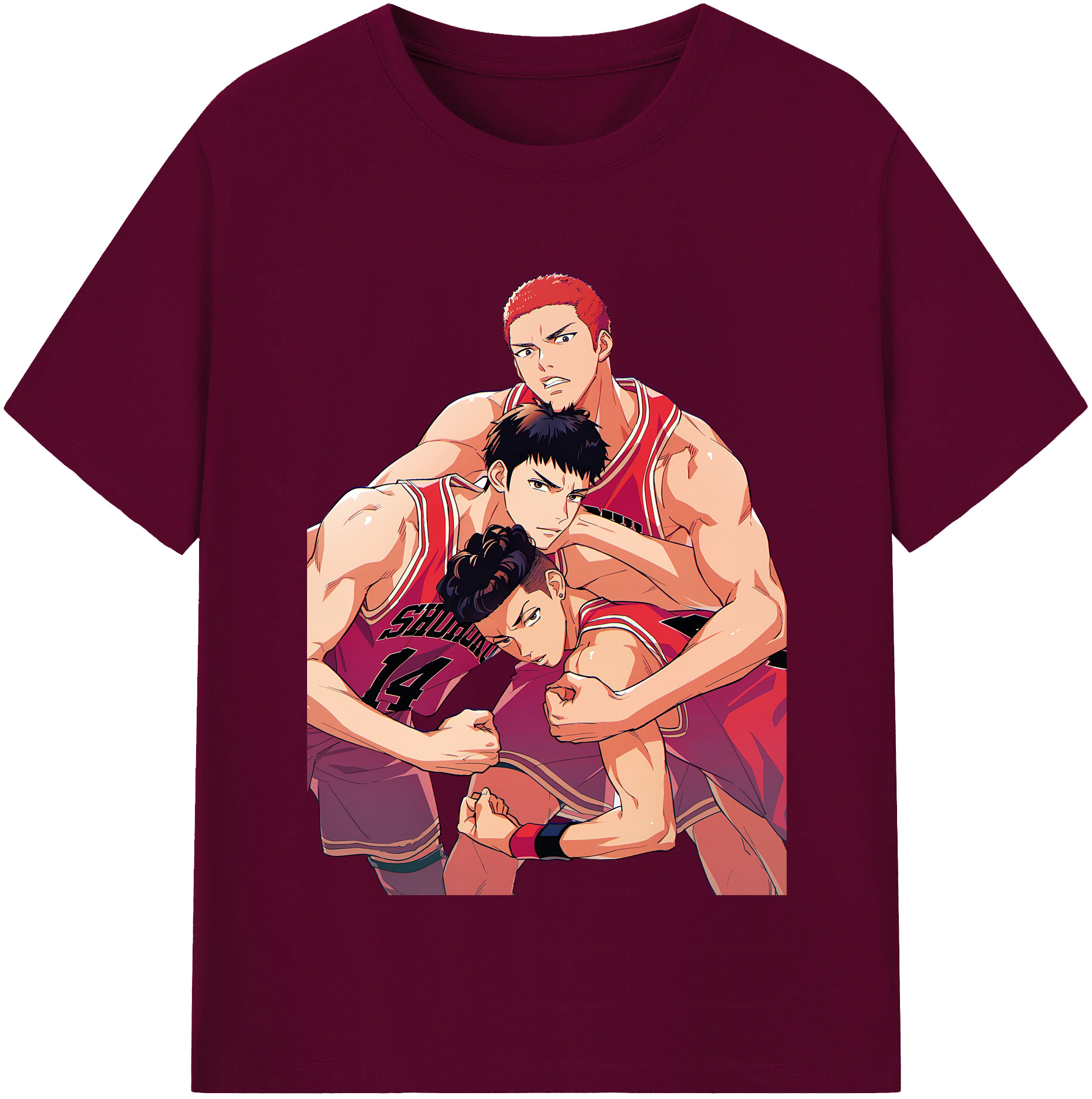（画像用） SLAM DUNK／スラムダンク レディースカジュアルプリントTシャツ（綿100％）